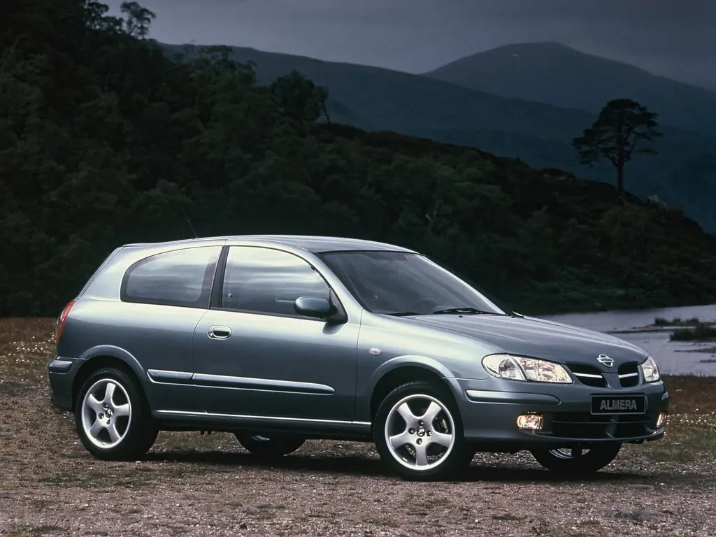 Nissan Almera (N16E) 2 поколение, хэтчбек 3 дв. (02.2000 - 10.2002)